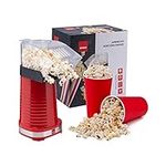 Sensio Home Popcorn Maker 1200W | Gourmet Popcorn Machine | Best Air Popcorn Popper - Fat Free and Healthy