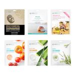 Mirabelle Cosmetics Korea Acne Prone Skin EX Facial sheet Mask | Women & Men | Made In Korea | Combo Pack of 6 (Each 25ml)