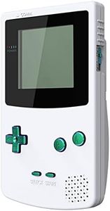 eXtremeRate Chameleon Green Purple Replacement Full Set Buttons for Gameboy Color GBC - Handheld Game Console NOT Included