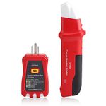 Circuit Breaker Finder with Integrated Outlet Tester, Adjustable Socket Tester Diagnostic-tool