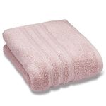 Catherine Lansfield Zero Twist Soft & Absorbent Cotton Bath Sheet Pink