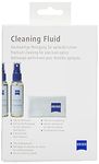 ZEISS Lens Cleaning Solution Kit 60ml with Microfiber Cloth- Pack of 2 | Perfect Lens Cleaner for Spectacles, Eyeglasses, Sunglasses, Camera Lenses and Binoculars