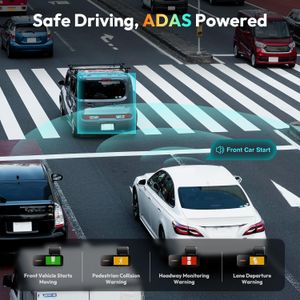 BOTSLAB 4K Dash Cam – Front and Rear Car Camera