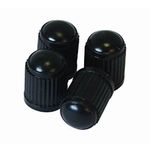 10 x Black Plastic Tyre Valve Dust Caps Car Motorbike Van Quad ATV Bike Bicycle by AllTrade Direct