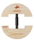 COWBOY Hat Stretcher, Small Sizes , 6-1/2" & 7-1/2"(Small, Black)