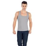 dermawear Men Zenrik High Compression Shapewear Regular Fit Vest For Chest And Abdomen (Grey, Xxx-Large)