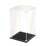 dofopo Clear Acrylic Display Case Self Assemble Display Case for Collectibles Acrylic Display Box Alternative Glass Case for Action Figures Doll Toys(6x6x10 inch, 15x15x25 cm)