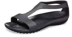 Crocs Women's Serena Sandals, Black Black Black 060, 5 UK