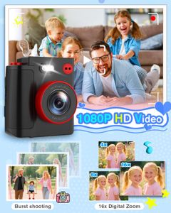 MYSTILUCK Kids Instant Print Camera – Black