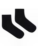 Jockey Kids Ankle Length Cotton Socks 7801_Black_5-6 Yrs