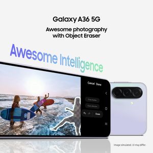 Samsung Galaxy A36 5G Smartphone, 8GB RAM 256GB Storage – Lime