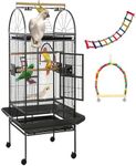 Sinopet 69-inch Large Bird Cages for Parrots,Large Parrot Cages for Large Birds, Flight Cage for Birds,Large Parakeet Cage with Birdcage Cover for African Grey,Quaker,Cockatiel,Green Cheek Conure