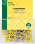 Dritz Quilting Fine Sharp Pins, 1-3/4-Inch Steel, 250 Count