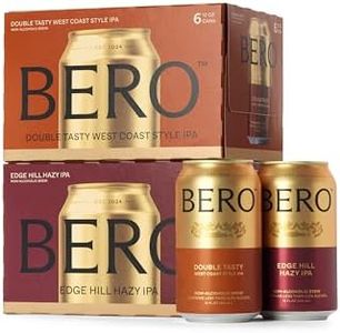 BERO Non Alcoholic Beer West Coast Style IPA Variety, 12 Pack x 12 Oz Cans