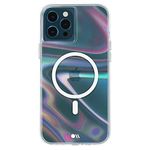 Case-Mate - SOAP Bubble - Case for iPhone 12 Pro Max (5G) - Compatible with MAGSAFE Accessories & Charging - 10 ft Drop Protection - 6.7 Inch - Iridescent Swirl