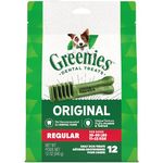 Greenies Original Regular Natural Dental Care Dog Treats, 12 oz. Pack (12 Treats)