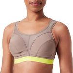 Champion Women's Shock Absorber Sn109 Active D+ Classic Sports Bra, Brown, 38D