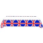 Robelli Union Jack Tableware King's Coronation Great Britain Flag - Table Cover (180cm)