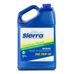 Sierra 18-9400-4 25W-40 FC-W 4-Stroke Marine Stern Drive Oil - 5 Quart