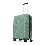 Aristocrat Prime Check-in 66 cm(Medium) 8 Spinner Wheels Polypropylene Trolley Bags for Travel Hard Case Luggage, Lightweight Bag & Combination Lock with 7 Years Warranty (Green)