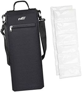 simhoa Golf Cooler Bag Insulated Cooler with Ice 6 Pack of Cans Beer Sleeve Soft or 2 Bottles Storage Bag for Sports Accessories Men