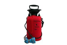 Petacarium Insulated Portable Shower (5 Litre, Red) for Dogs, Camping, Paddleboarding, Muddy Walks