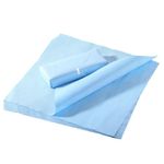 JMU 100pcs Autoclave CSR Sterilization Wrap 12" x 12", Sterilization with Steam & EO, 60g Blue Non-Sterile Pads