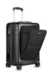 LUGGEX Carry On Luggage with Front 