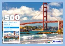 Frank Golden Gate Bridge Jigsaw Puzzle (500 Pieces) for Adults and Kid Above 10+ Years- Fun & Challenging Brain Booster Games - for Focus and Memory - 33926