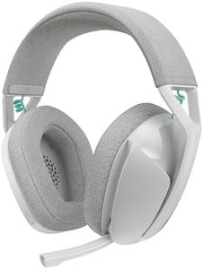 Logitech G321 Lightspeed Wireless Bluetooth Gaming Headset, Dynamic Comfort and fit, 16 kHz Boom mic, 20+ hrs Battery, PC, PS4, PS5, Nintendo Switch, Mobile - White