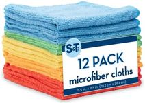 S&T INC. 12 Pack Microfiber Cleanin