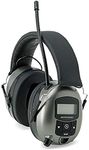 Safety Works 10121816 MP3/AM/FM Digital Radio Ear Muffs, Black