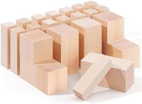24Pcs Basswood Carving Blocks,3 Sizes Whittling Wood Basswood Blocks Wood Carving Kit for Beginners Kids and Adults