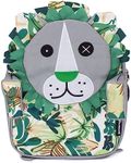 Les Déglingos Small Children's Backpack • Jelekros The Lion | Boy and Girl | School Bag | Nursery School | 6 litres | Recycled Polyester