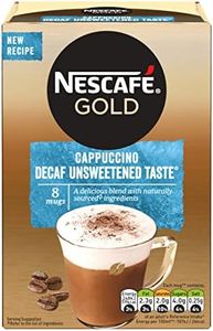 Nescafe Gold Decaf Cappuccino Unsweetened Coffee, 120 g