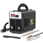 HZXVOGEN 220V ARC Welder with LCD Digital Display, 2 in 1 Lift TIG/ARC Stick Welder, IGBT Inverter Welder with Hot Start Arc Force Anti-Stick, Portable Mini Welder