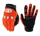 Seibertron Youth Dirtpaw BMX MX ATV MTB Racing Mountain Bike Bicycle Cycling Off-Road/Dirt Bike Gloves Road Racing Motorcycle Motocross Sports Gloves Touch Recognition Full Finger Glove Fluo Orange S