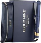 CLOUD NINE The Original Iron Blue | Hair Straighteners for Women | Professional Ceramic Hair Straightener Giftset | 11 Temperature Settings 100–200°C | Revive Mode | Frizz Control