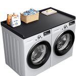 Ulif Washer Dryer Countertop, Laundry Over Washer and Dryer Countertop Work Surface for Storage and Organization, Overall Size 27.5" D x 54" W x 2.6" H, Black