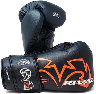 RIVAL Boxing RS11V Evolution Sparring Gloves, Extra-Thick 2” Padding, V-Strap Wrist Lock 2 System, Large Hand Compartment, and 15 Degree Angle Cuff