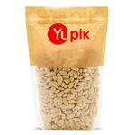 Yupik Whole Blanched California Almonds, 1Kg, Skinless, Unsalted, Gluten-Free, Kosher, Raw, Good Source of Protein, Fiber, Iron & Calcium, Low in Carb