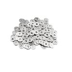 M4 Washers 100pcs M4 X 12mm Flat Penny Washers 304 Stainless Steel Large OD Flat Repair Washer Plain Round Chrome Washers for Screws & Bolts (M4X12mm)