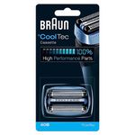 Braun Series 4 Electric Shaver Replacement Head, Easily Attach Your New Shaver Head, Compatible with All CoolTec Electric Shavers, , 40B, Blue