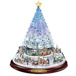 Thomas Kinkade Reflections of Christmas Light Up Tabletop Tree