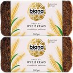 Biona Sliced Rye Bread 500gm (Pack of 2)