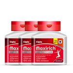 Cipla Maxirich Daily Multivitamin (90 Capsules) For Men & Women With Essential Nutrients, Vitamins, Minerals, Anti-oxidants For Building Immunity & Energy (Bottle Pack)