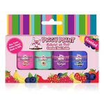 Piggy Paint Scented Gift Set: Sassy Strawberry, Papaya Party, Funky Fruit & Bossy Blueberry