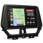 Modorwy Original 9” QLED Car Media Player with Car Play & Android Auto | Android Stereo OS 13 | 4GB+32GB | Free AHD Camera | Frame Compatible with Maruti Fronx(1 Year Replacement Warranty)