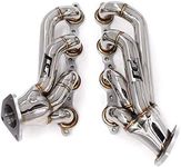 Exhaust Headers 1-3/4 in. Stainless Steel Polished Finish for 2003-2006 Silverado Sierra Suburban 1500 1500HD 2500 2500HD 6.0L V8