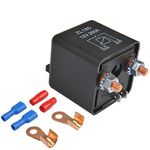 12V 200A Automotive Truck Relay 4 Pin Heavy Duty Relay Split Charge ZL180 with 2 Pin Footprint and 4 Terminal(1 Set)